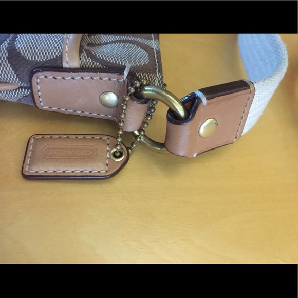 Tan Coach Crossbody Purse - Picture 3 of 7